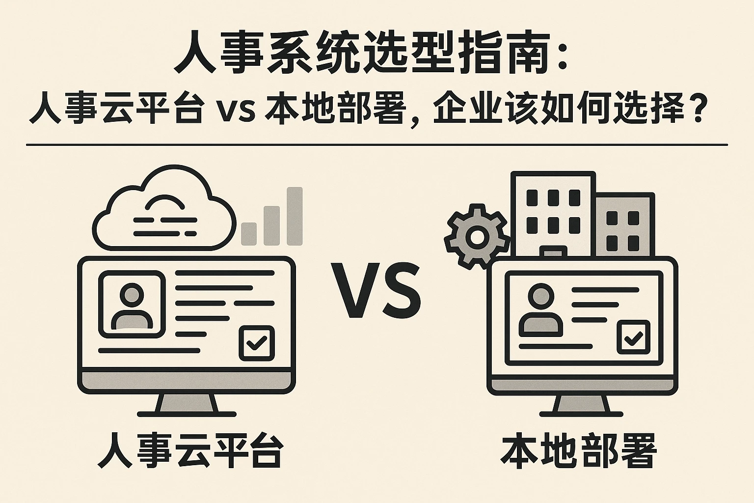 人事系统选型指南：人事云平台 vs 本地部署，企业该如何选择？