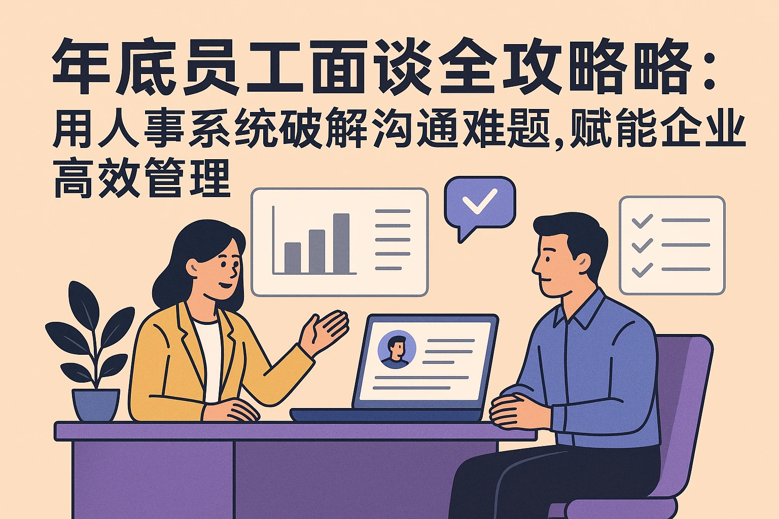 年底员工面谈全攻略：用人事系统破解沟通难题，赋能企业高效管理