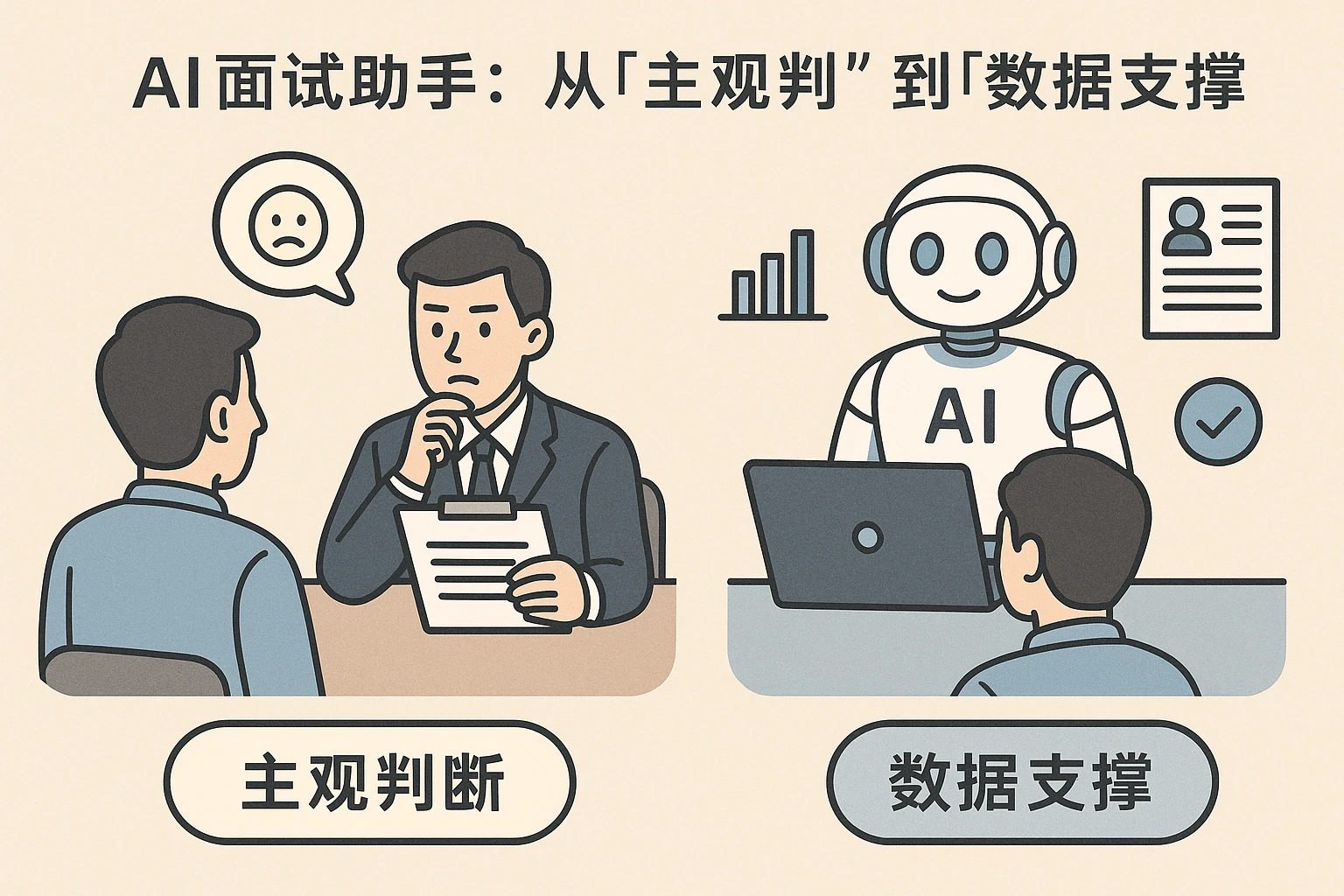 2. AI面试助手：从“主观判断”到“数据支撑”