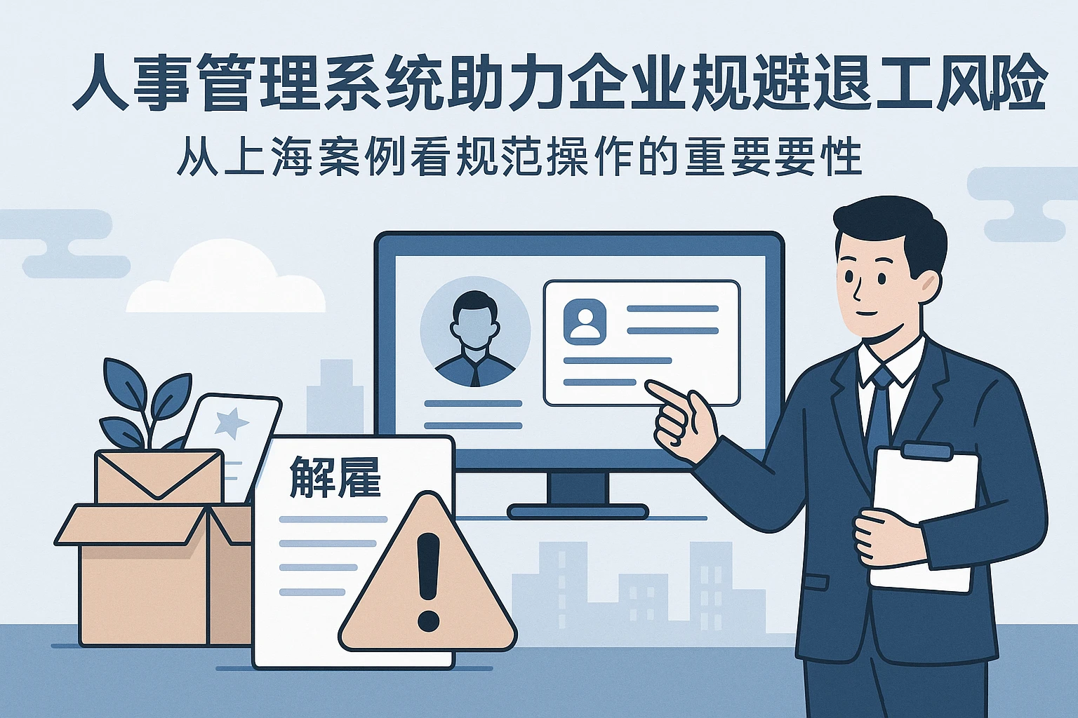 人事管理系统助力企业规避退工风险：从上海案例看规范操作的重要性