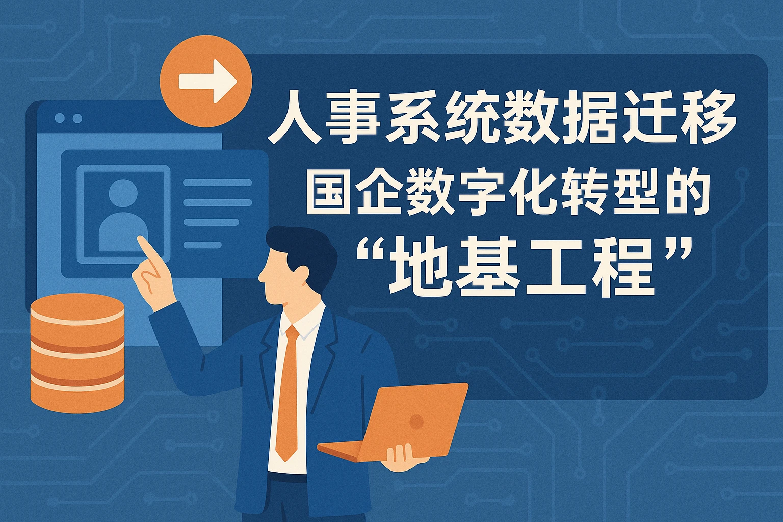 人事系统数据迁移：国企数字化转型的“地基工程”