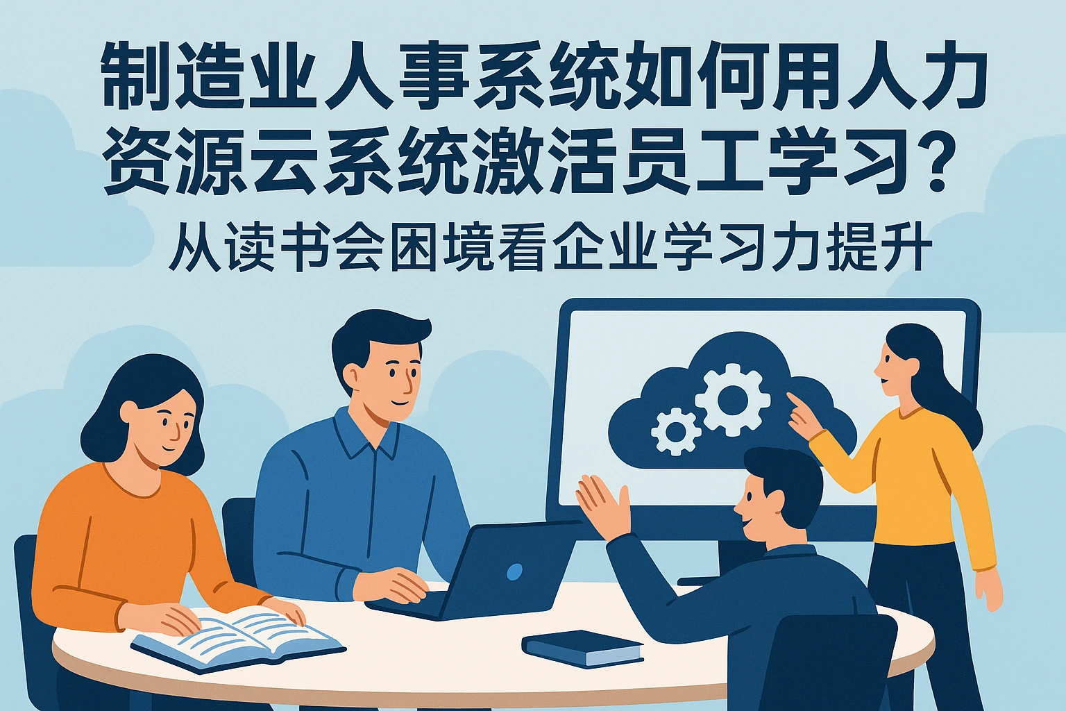 制造业人事系统如何用人力资源云系统激活员工学习？从读书会困境看企业学习力提升