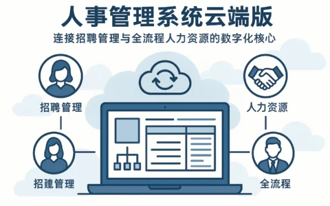 人事管理系统云端版：连接招聘管理与全流程人力资源的数字化核心