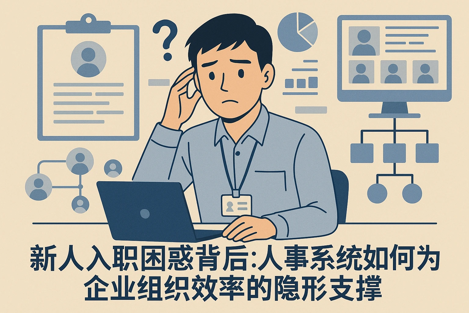 新人入职困惑背后：人事系统如何成为企业组织效率的隐形支撑