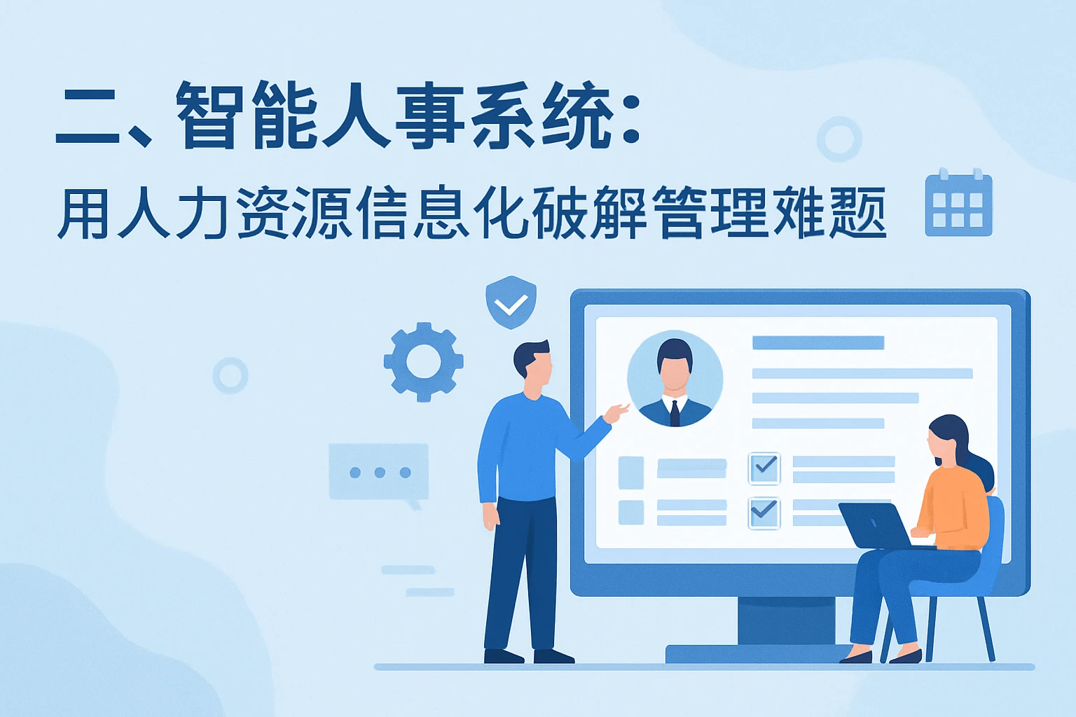二、智能人事系统：用人力资源信息化破解管理难题