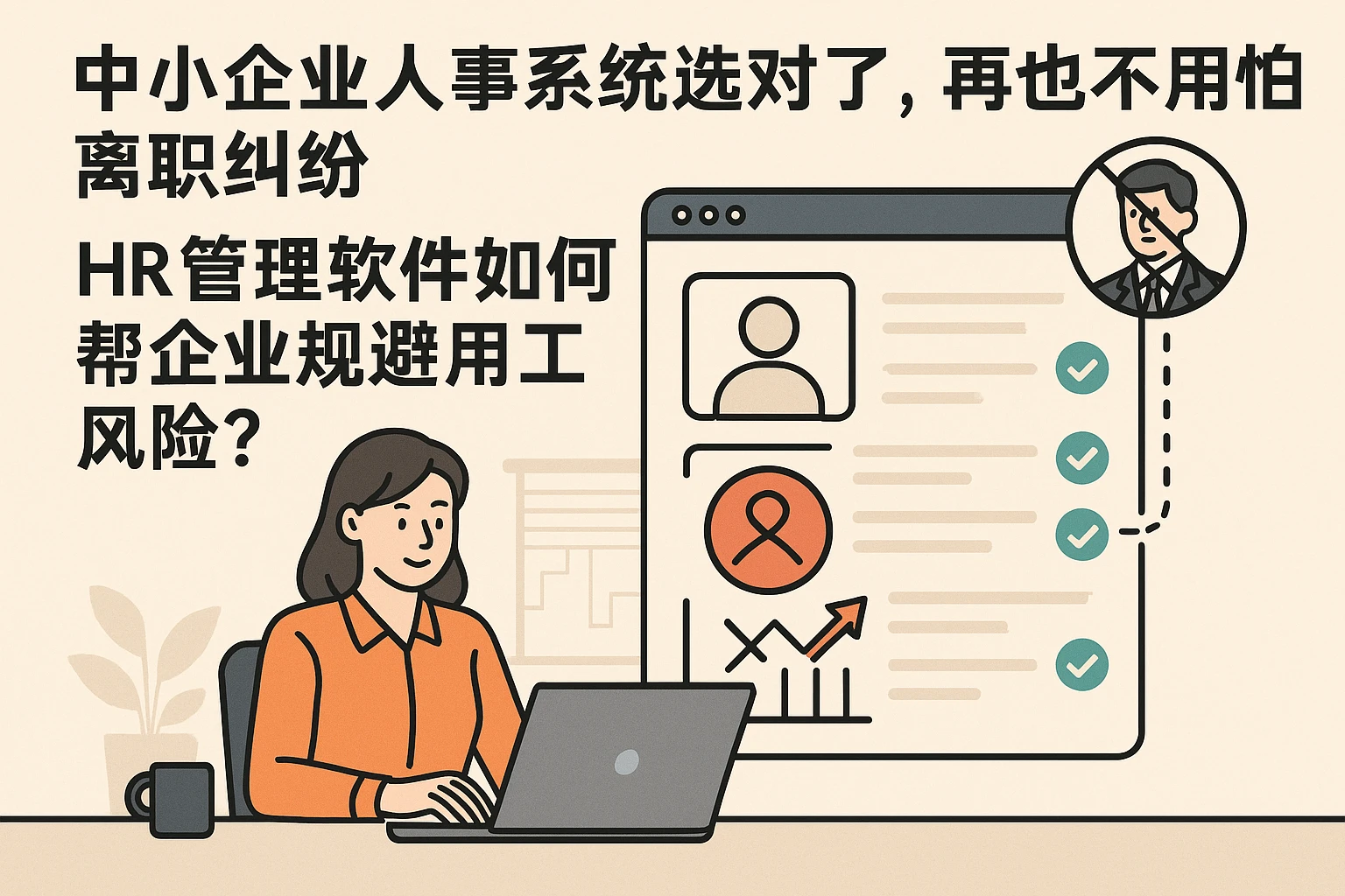 中小企业人事系统选对了，再也不用怕离职纠纷——HR管理软件如何帮企业规避用工风险？