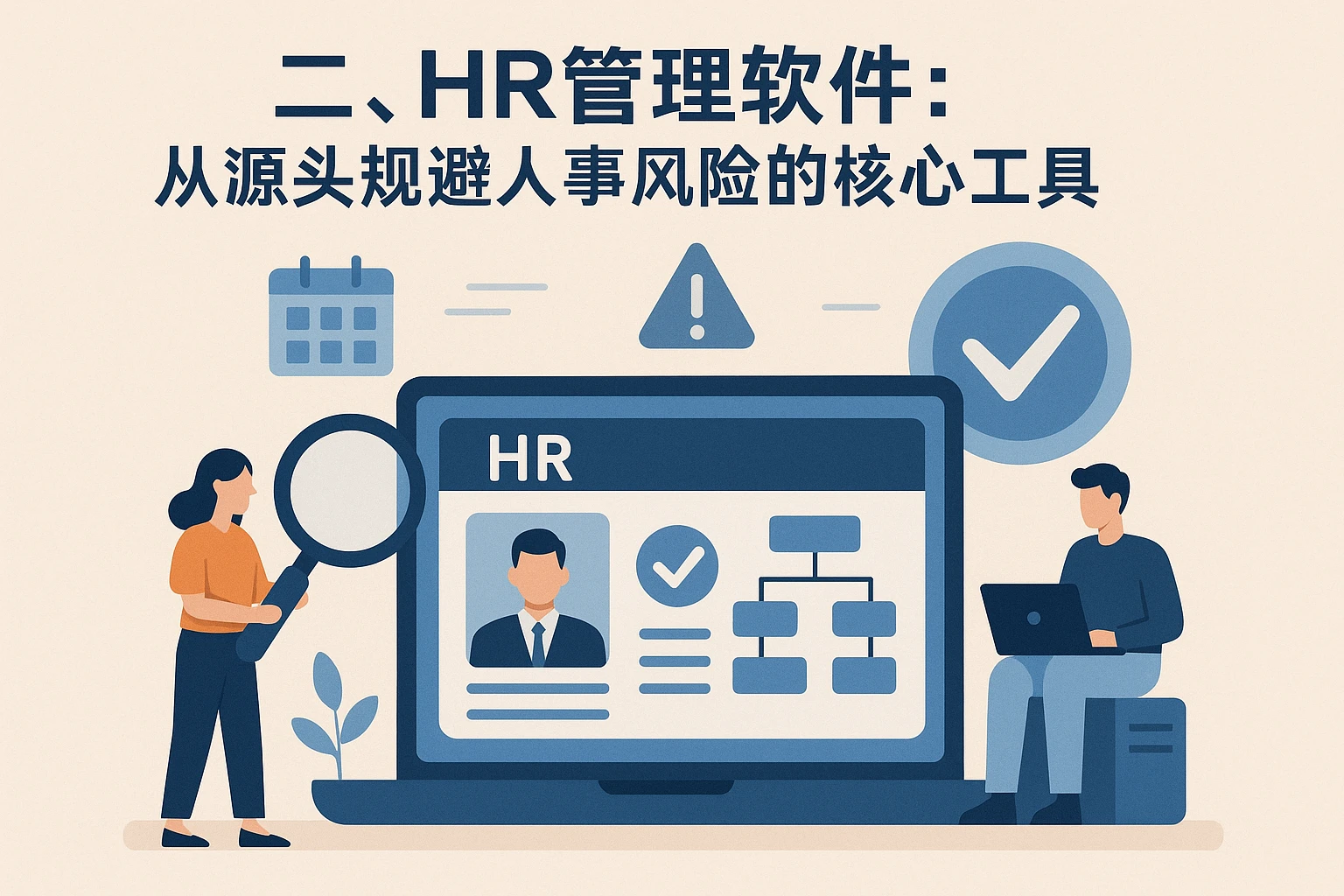 二、HR管理软件：从源头规避人事风险的核心工具