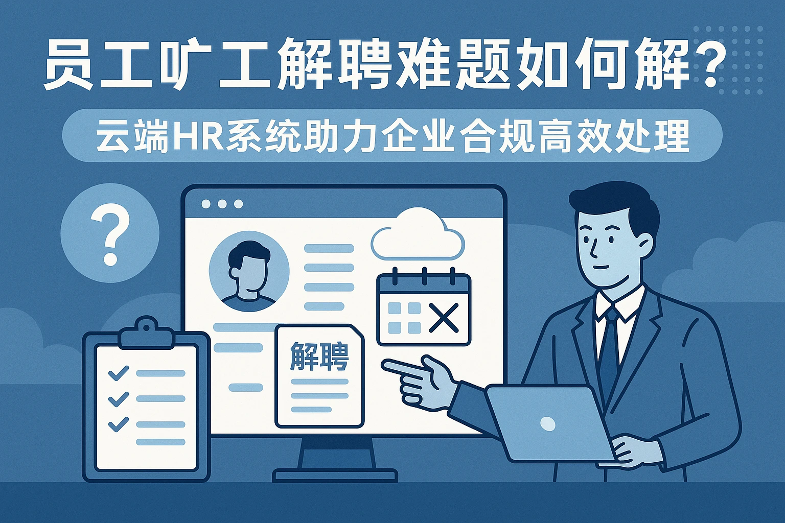 员工旷工解聘难题如何解？云端HR系统助力企业合规高效处理