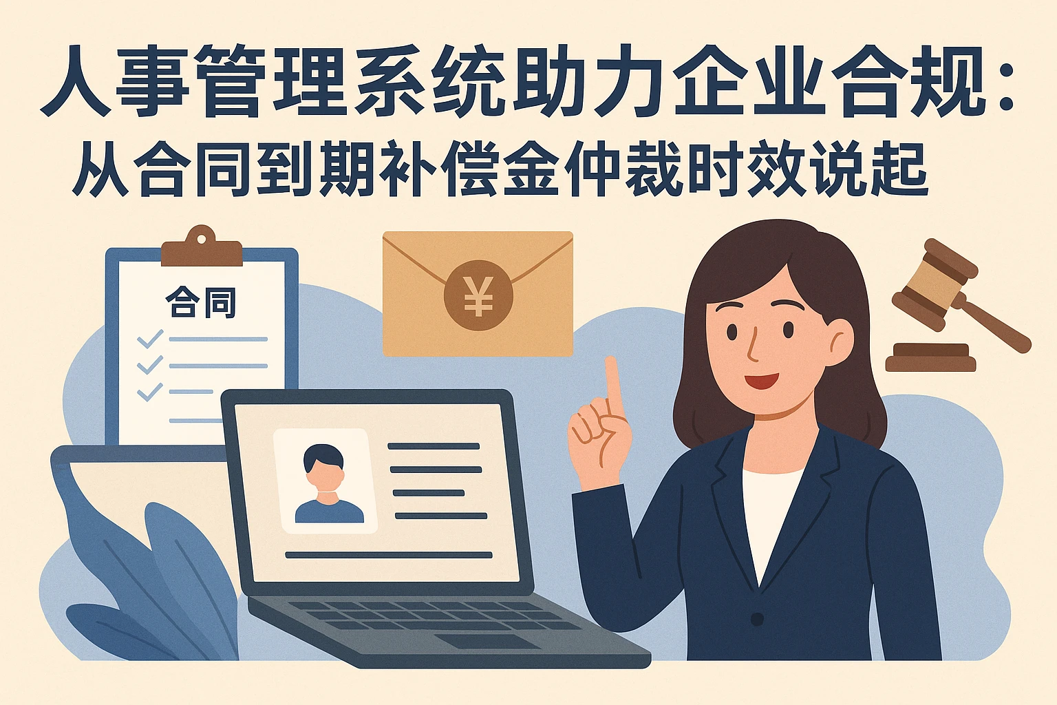 人事管理系统助力企业合规：从合同到期补偿金仲裁时效说起
