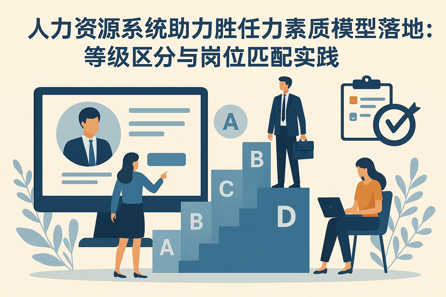 人力资源系统助力胜任力素质模型落地：等级区分与岗位匹配实践