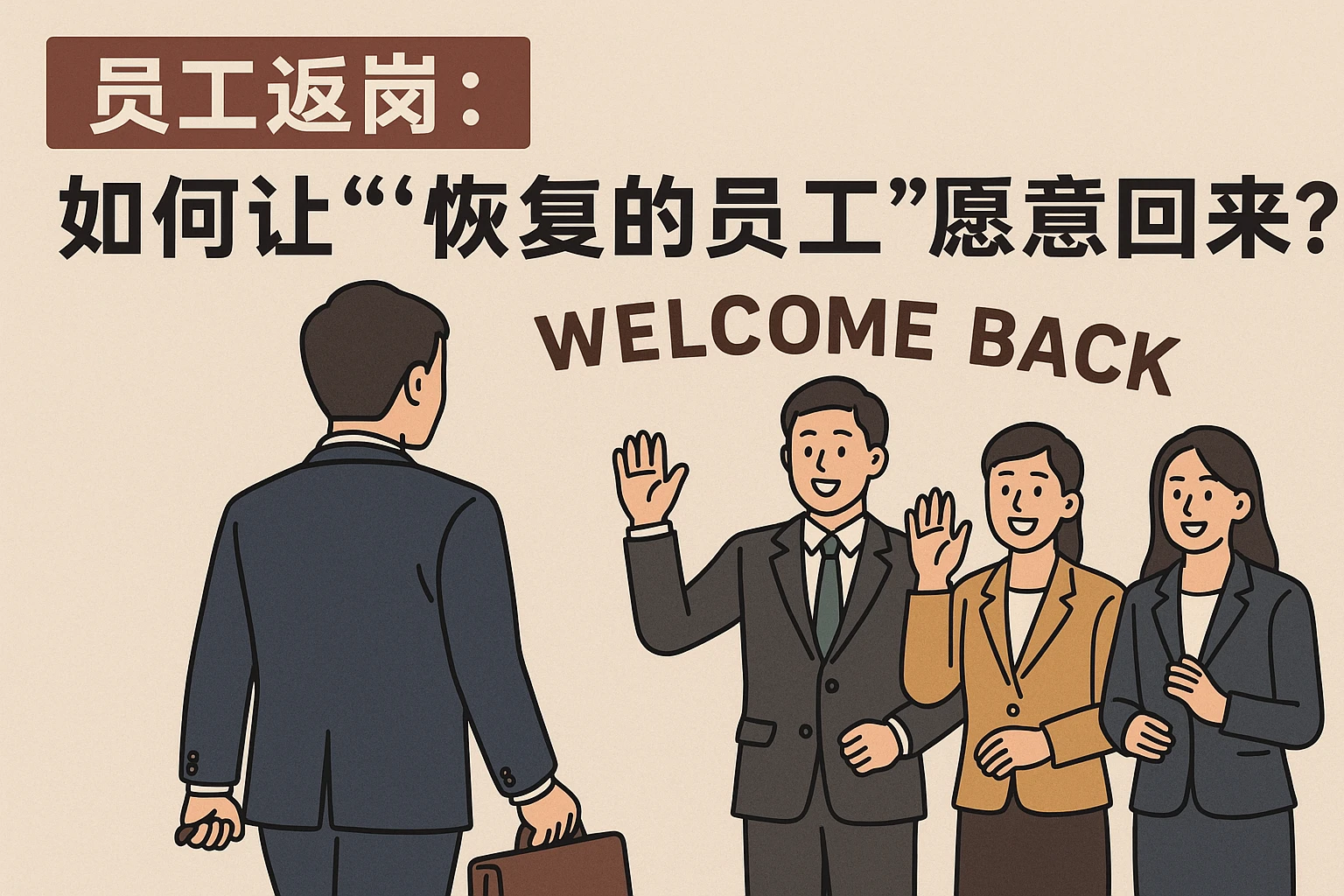 （2）员工返岗：如何让“恢复的员工”愿意回来？