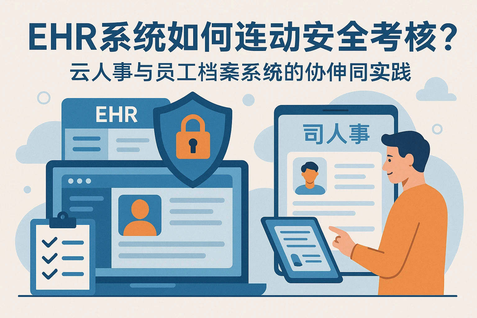 EHR系统如何联动安全考核？云人事与员工档案系统的协同实践