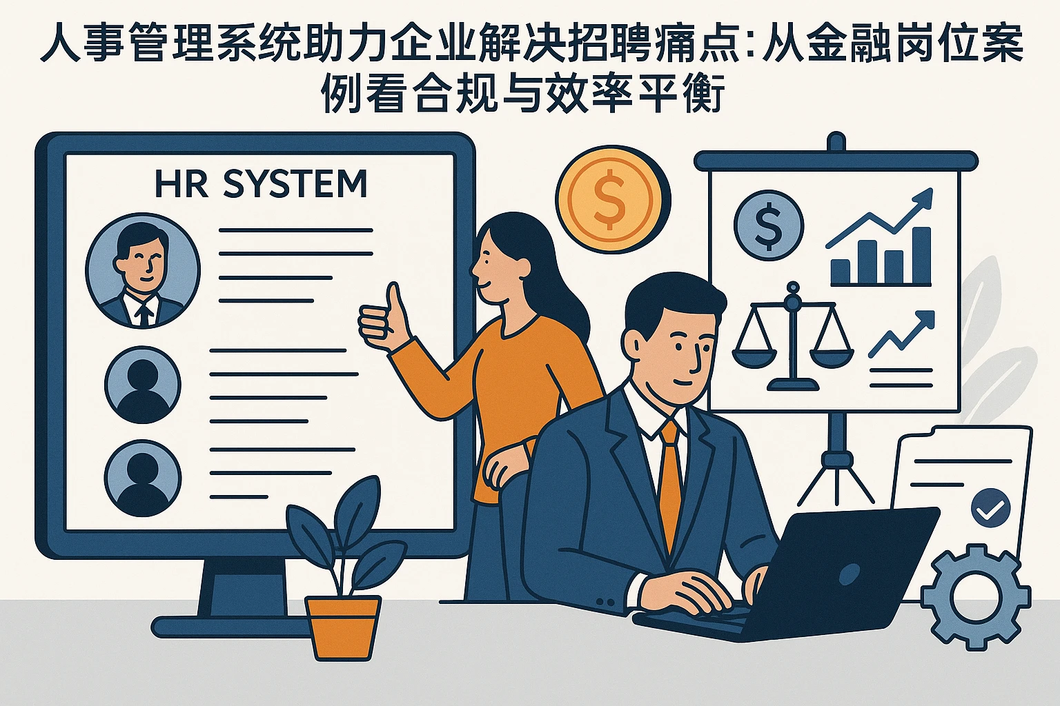 人事管理系统助力企业解决招聘痛点：从金融岗位案例看合规与效率平衡