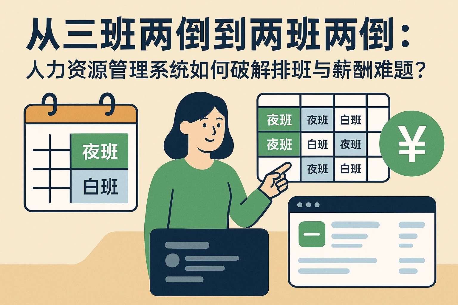 从三班两倒到两班两倒：人力资源管理系统如何破解排班与薪酬难题？
