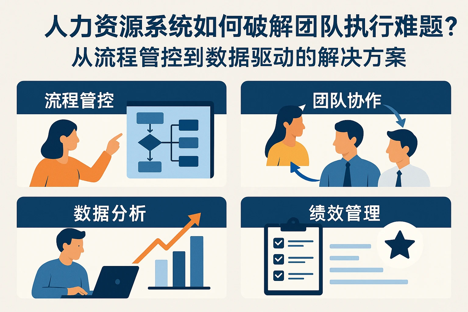 人力资源系统如何破解团队执行难题？从流程管控到数据驱动的解决方案