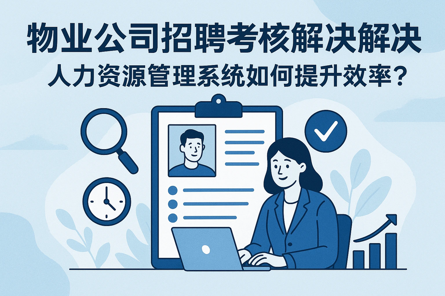 物业公司招聘考核痛点解决：人力资源管理系统如何提升效率？