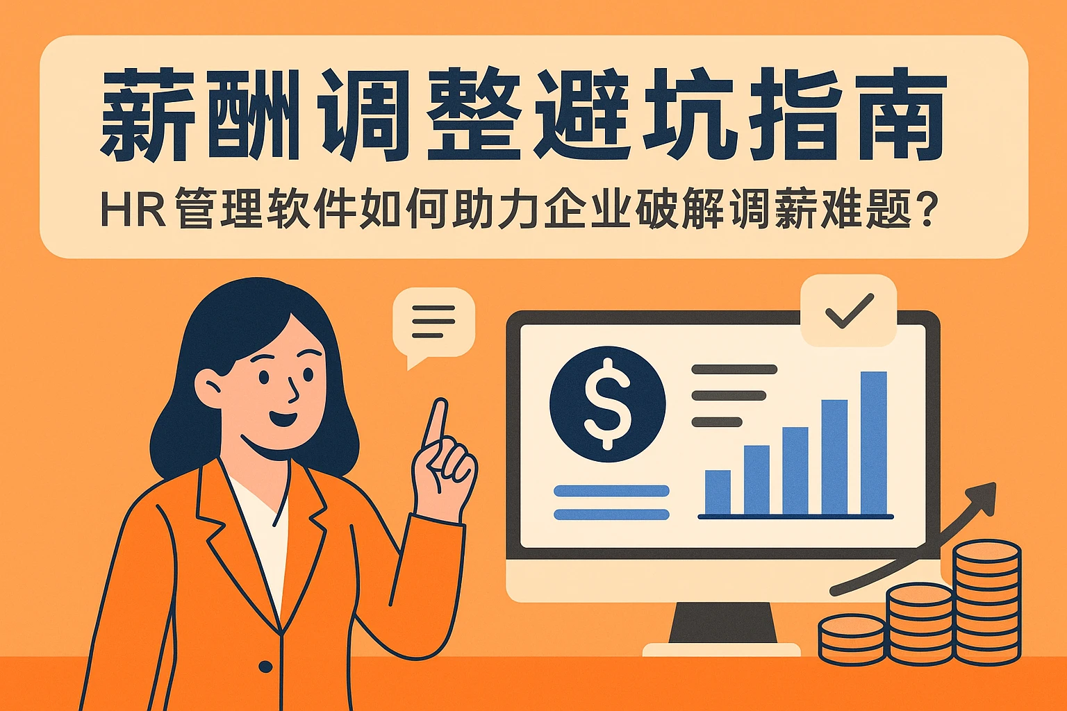薪酬调整避坑指南：HR管理软件如何助力企业破解调薪难题？