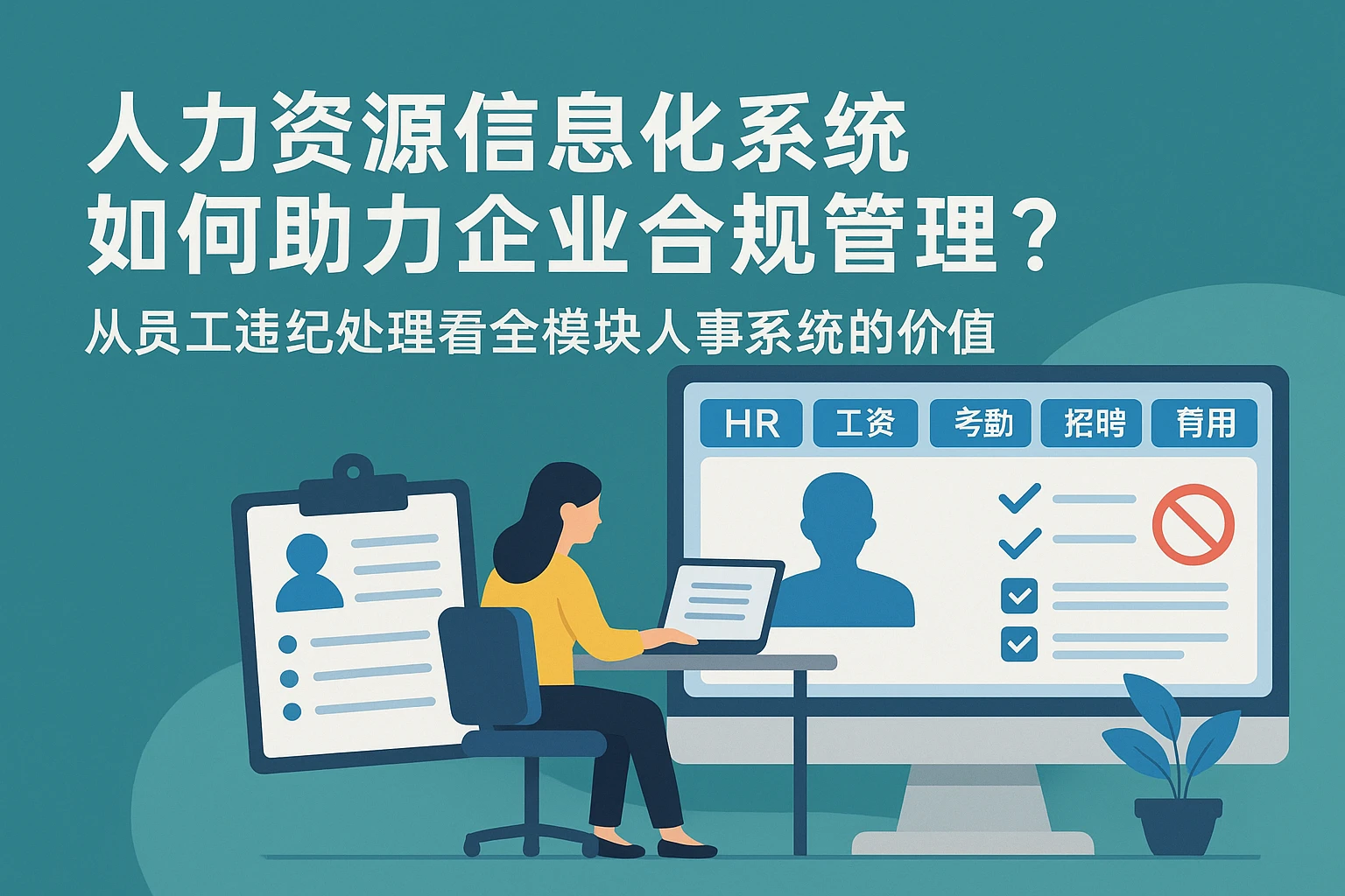 人力资源信息化系统如何助力企业合规管理？从员工违纪处理看全模块人事系统的价值