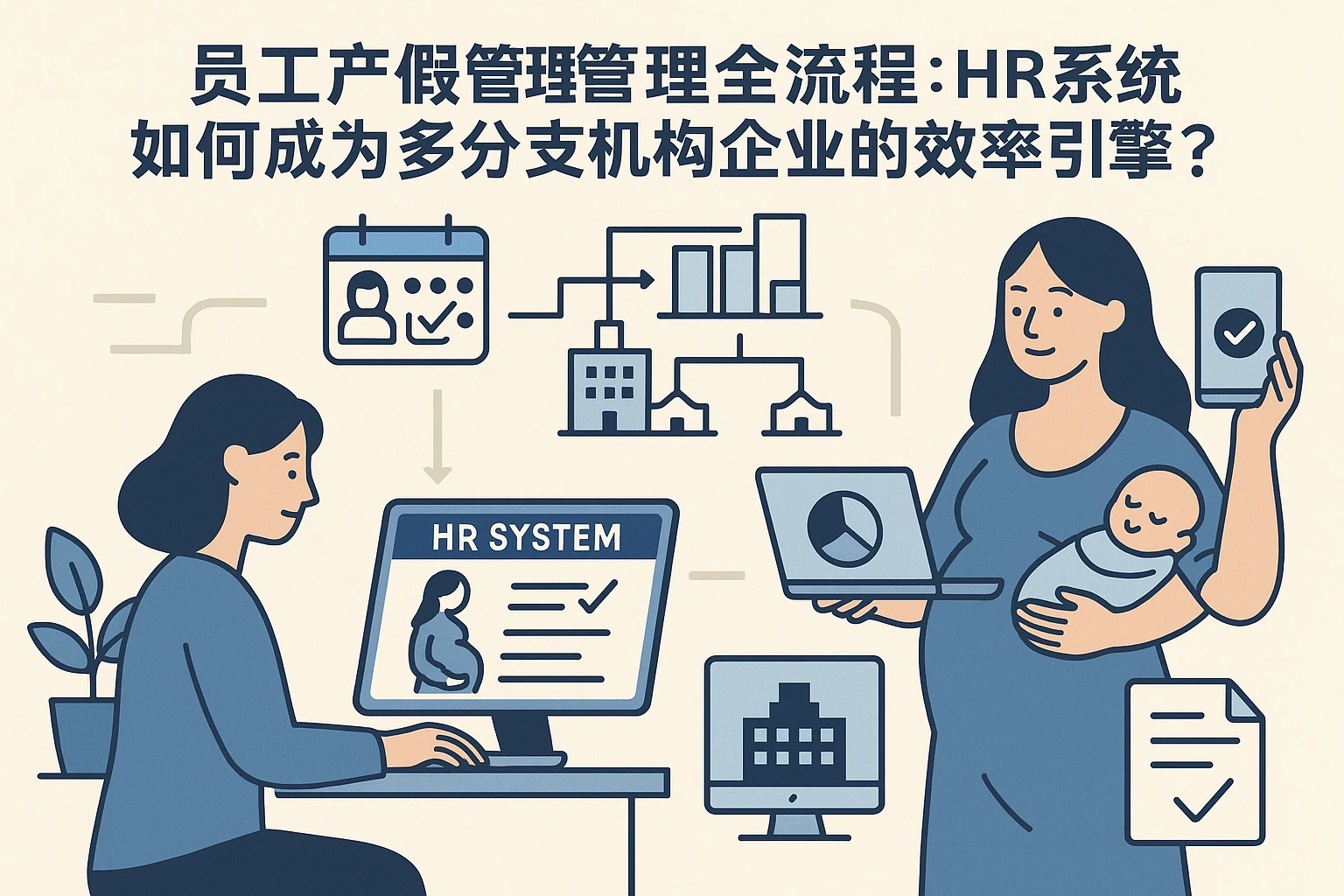 员工产假管理全流程：HR系统如何成为多分支机构企业的效率引擎？
