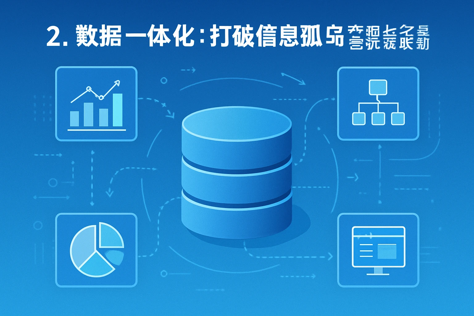 2. 数据一体化：打破信息孤岛，实现全流程联动
