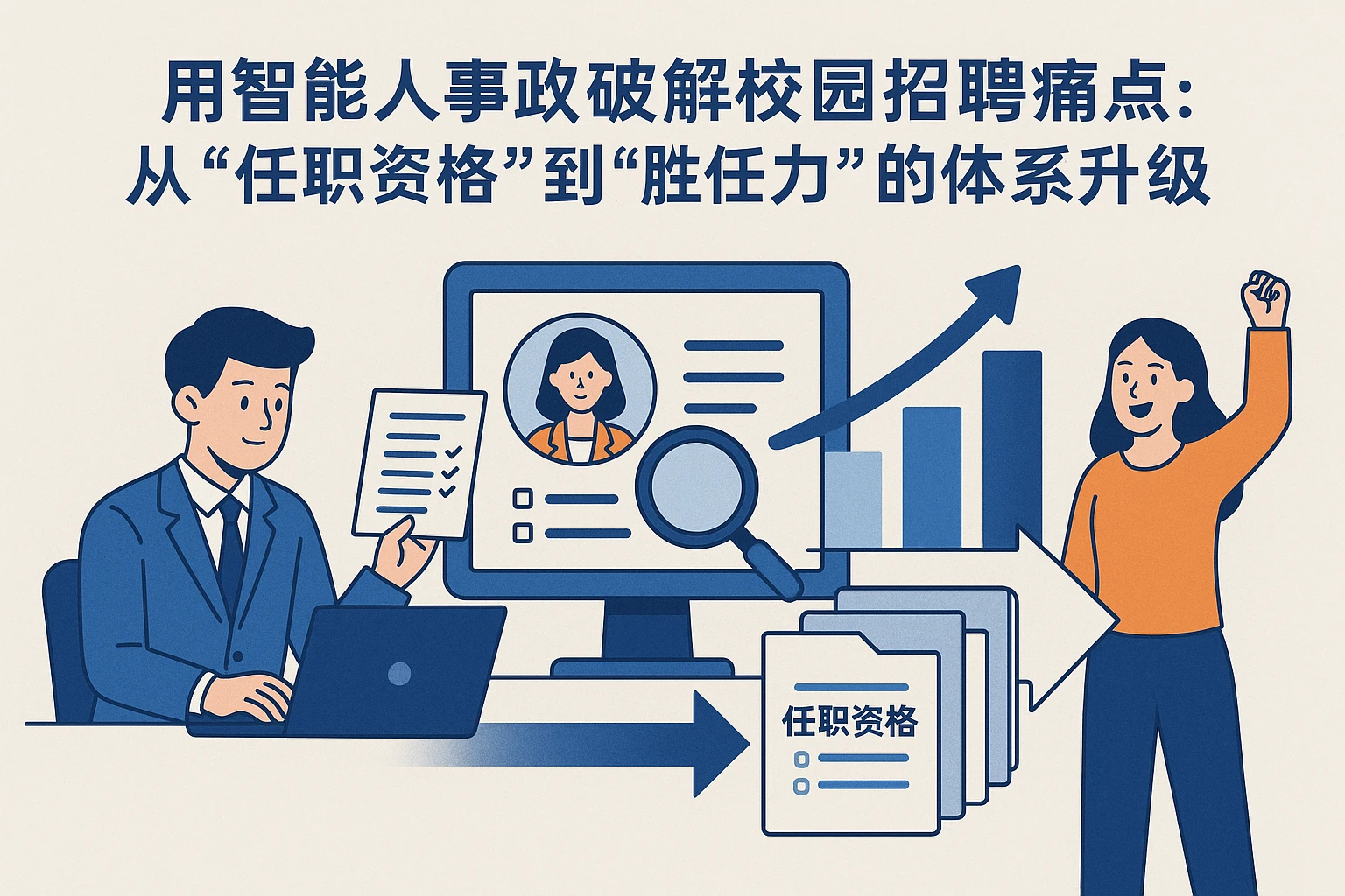 用智能人事系统破解校园招聘痛点:从“任职资格”到“胜任力”的体系升级