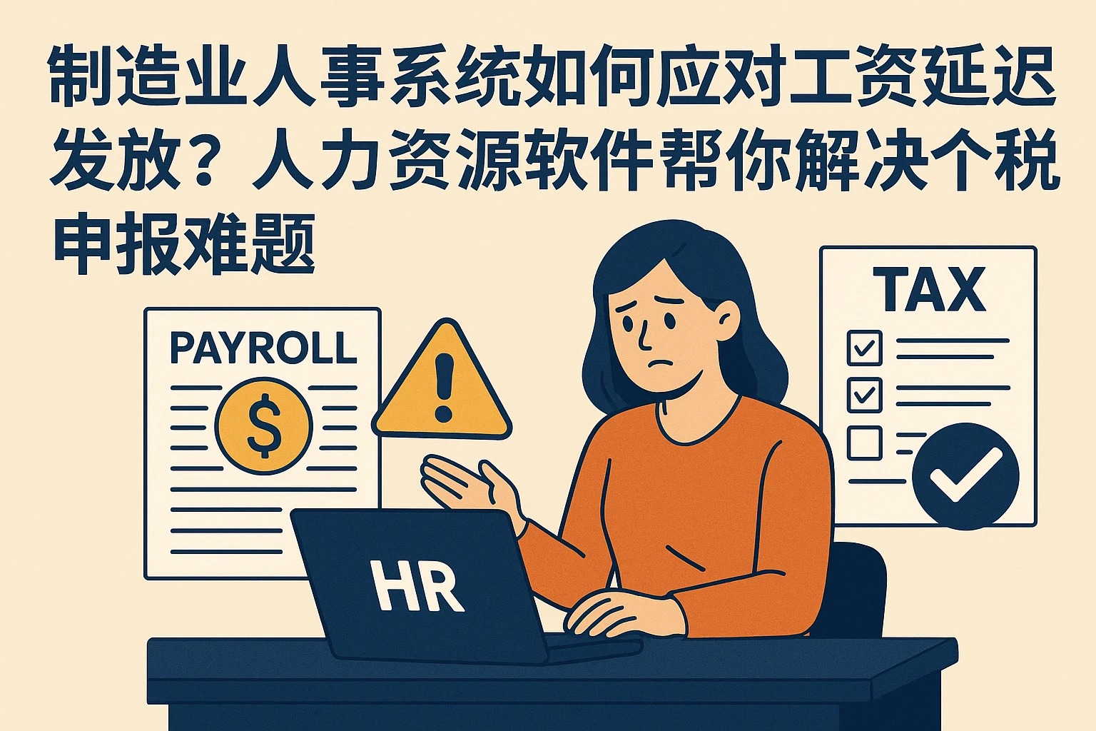 制造业人事系统如何应对工资延迟发放？人力资源软件帮你解决个税申报难题