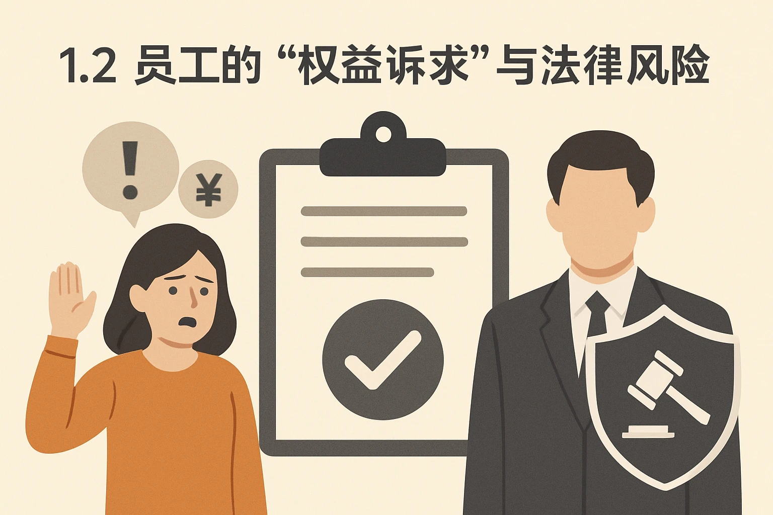 1.2 员工的“权益诉求”与法律风险