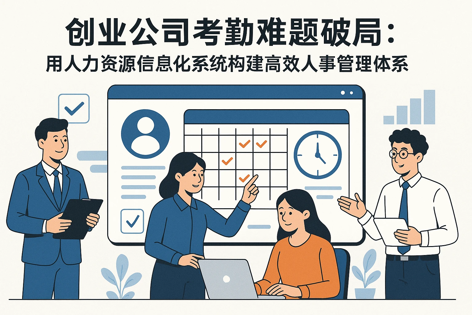 创业公司考勤难题破局：用人力资源信息化系统构建高效人事管理体系