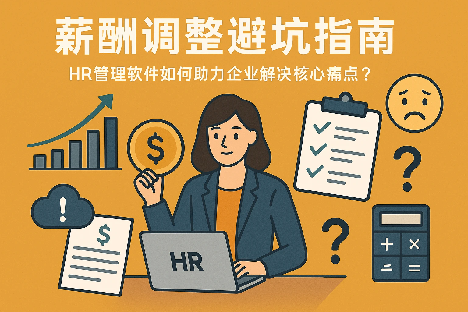 薪酬调整避坑指南：HR管理软件如何助力企业解决核心痛点？