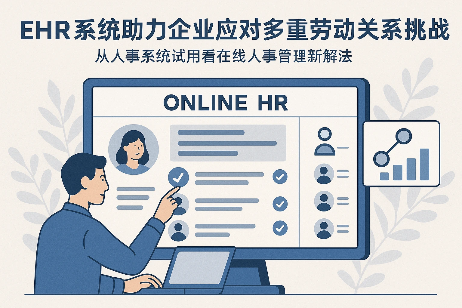 EHR系统助力企业应对多重劳动关系挑战：从人事系统试用看在线人事管理新解法