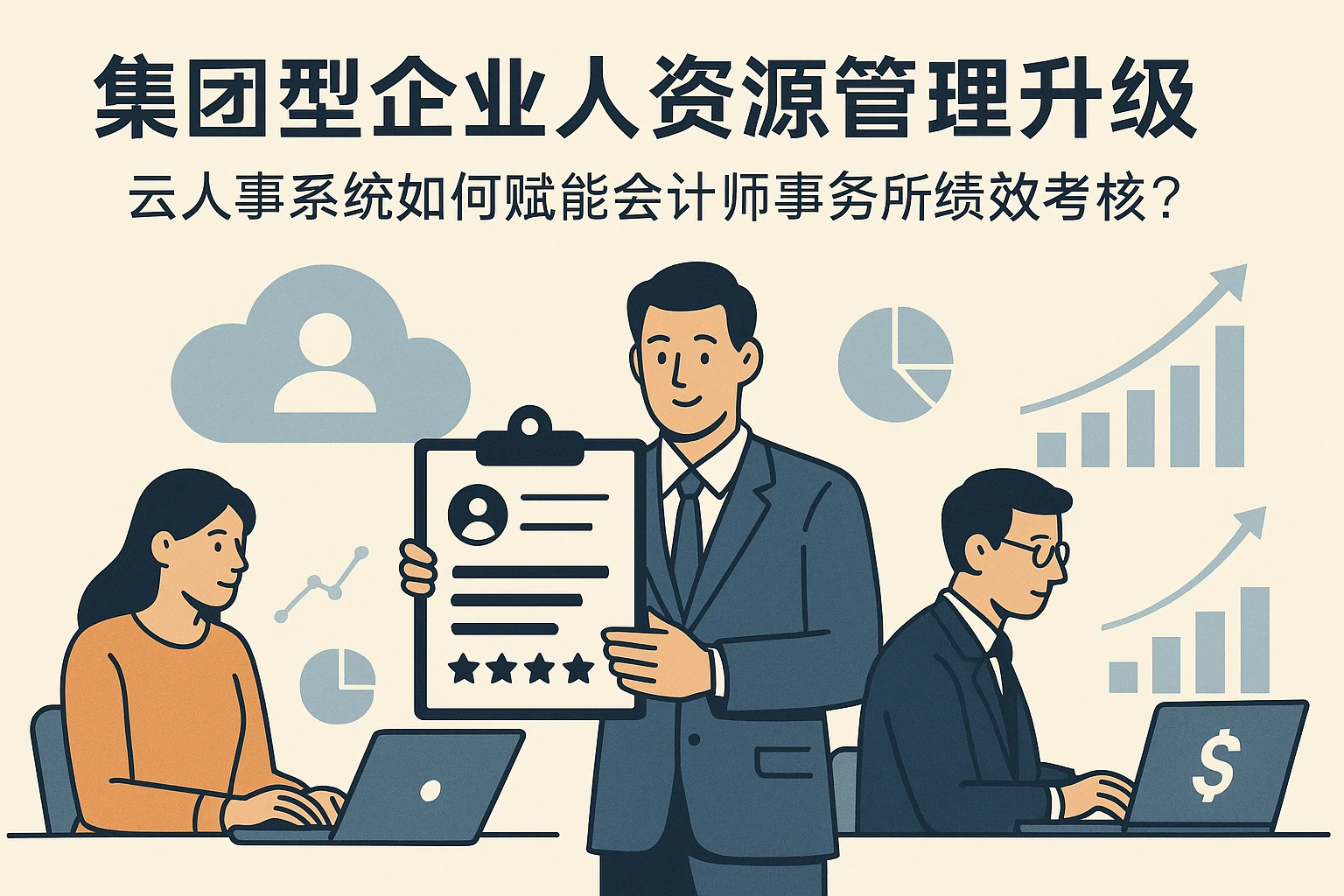 集团型企业人力资源管理升级：云人事系统如何赋能会计师事务所绩效考核？
