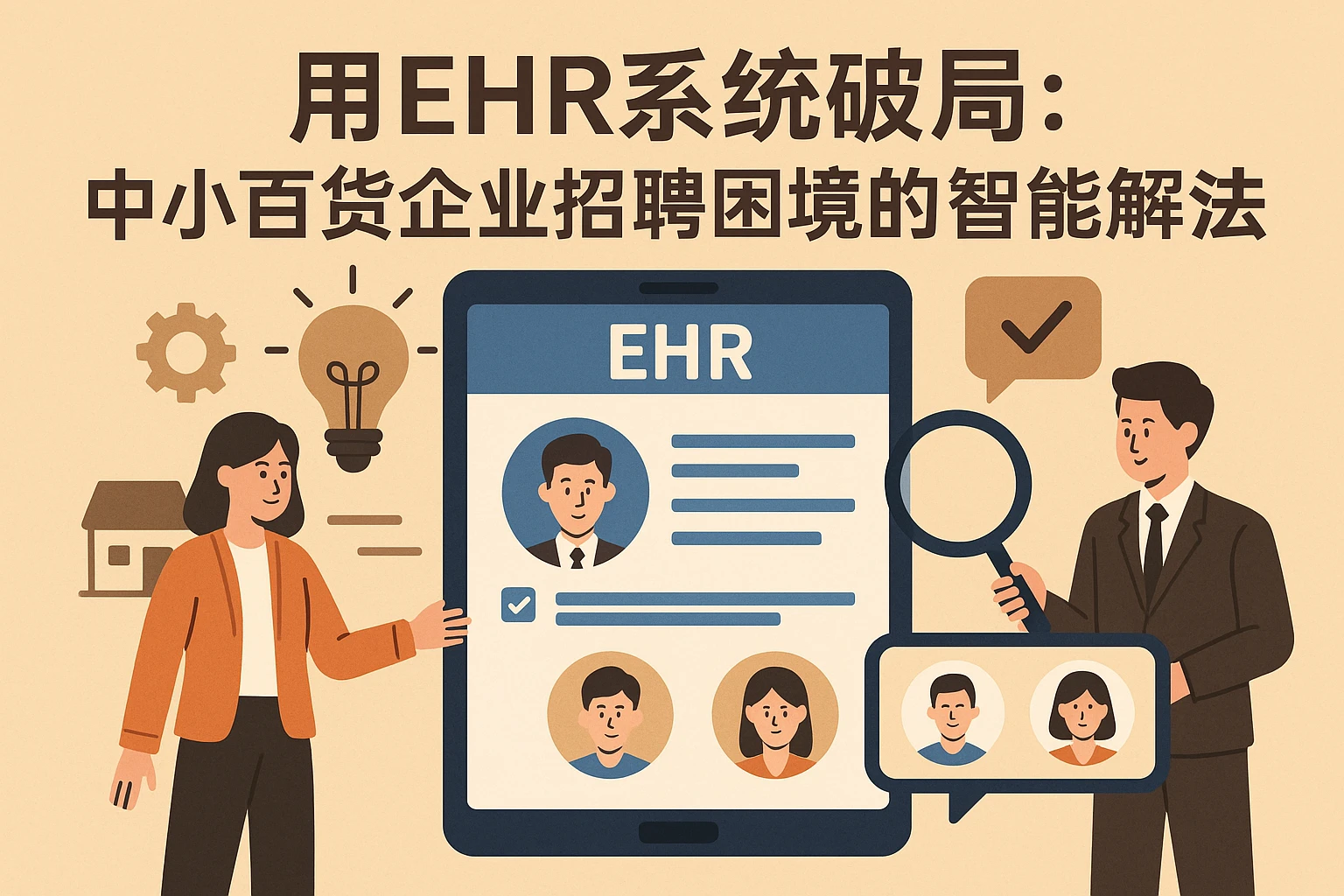 用EHR系统破局：中小百货企业招聘困境的智能解法