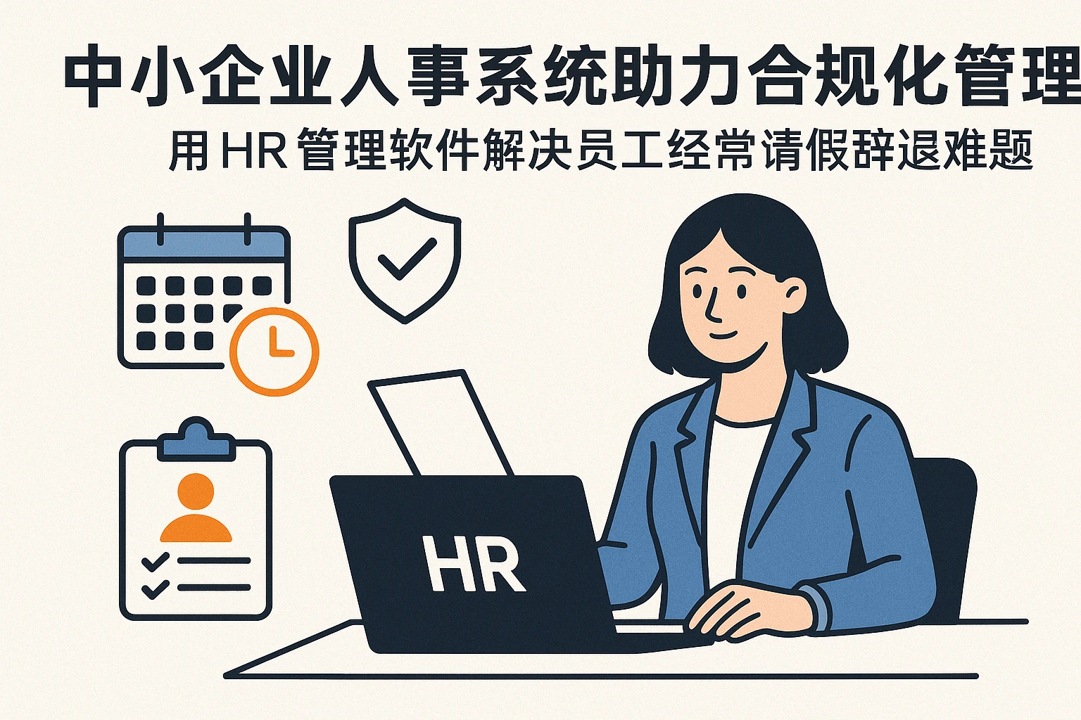中小企业人事系统助力合规化管理：用HR管理软件解决员工经常请假辞退难题