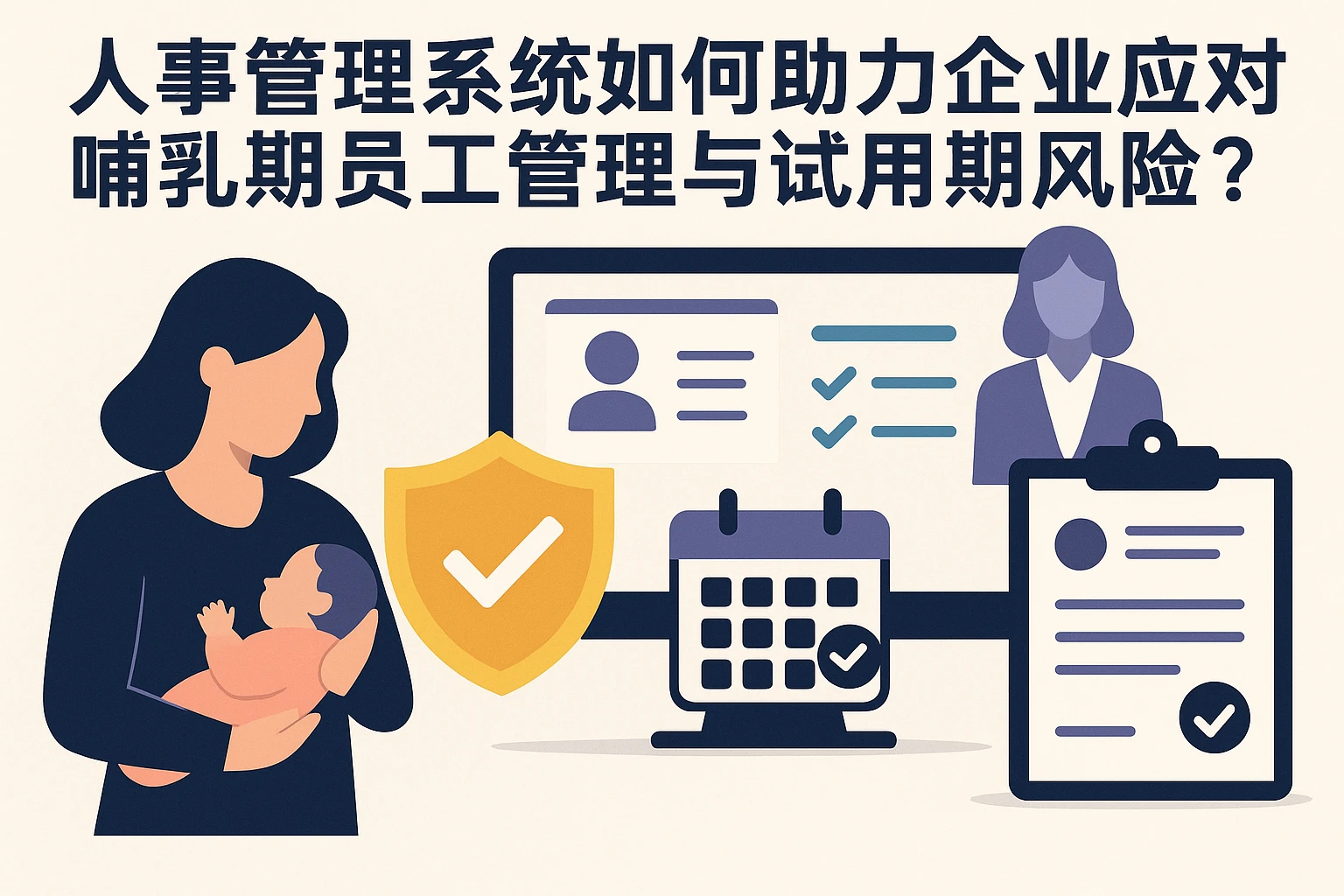 人事管理系统如何助力企业应对哺乳期员工管理与试用期风险？