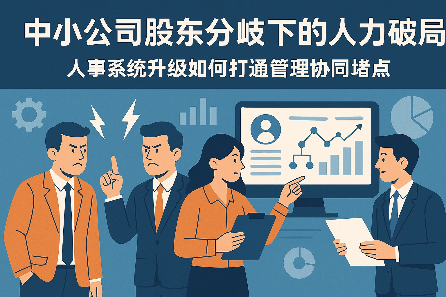 中小公司股东分歧下的人力破局：人事系统升级如何打通管理协同堵点