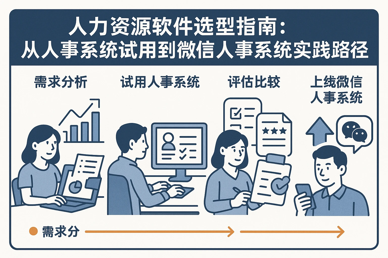 人力资源软件选型指南：从人事系统试用到微信人事系统的实践路径