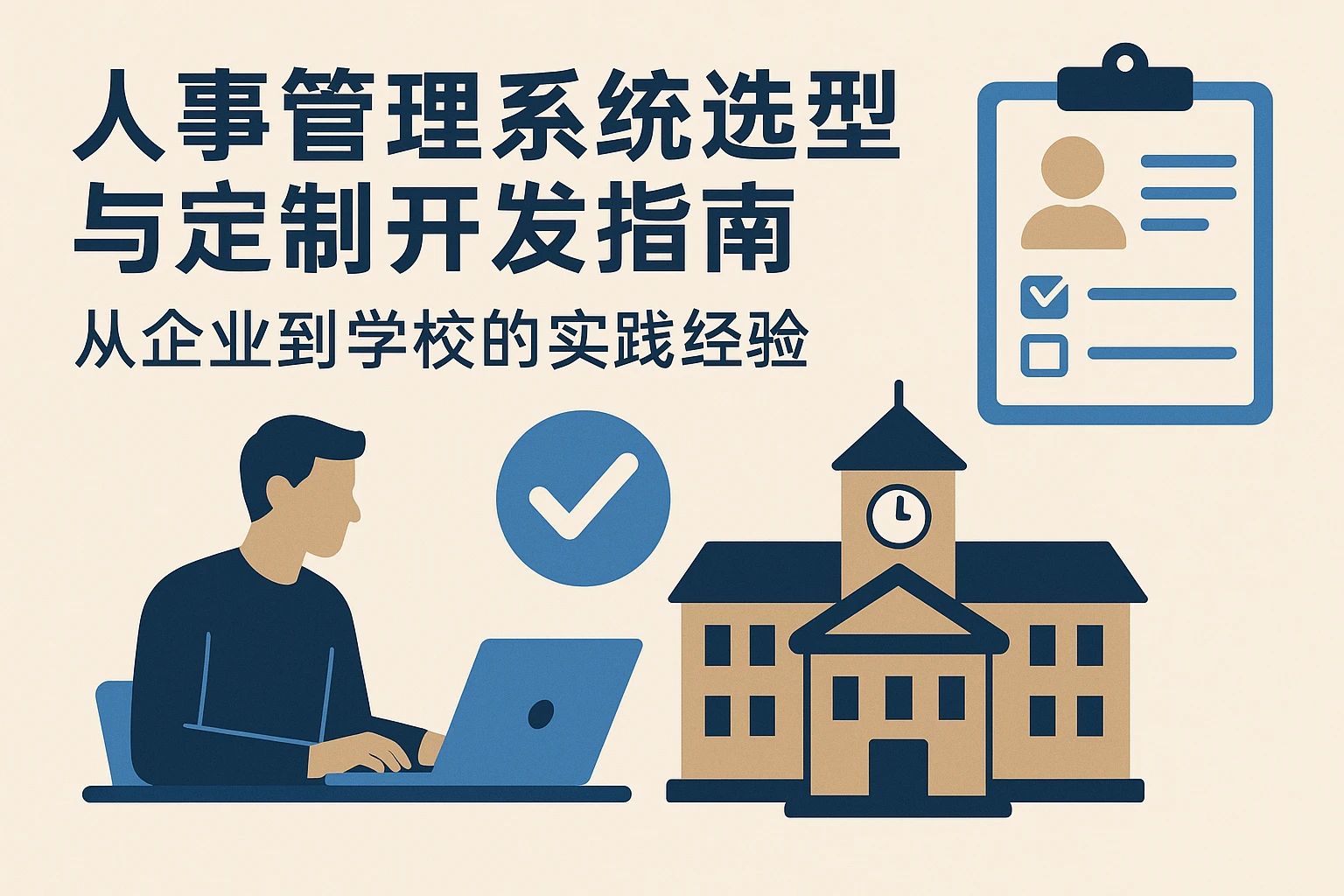 人事管理系统选型与定制开发指南：从企业到学校的实践经验