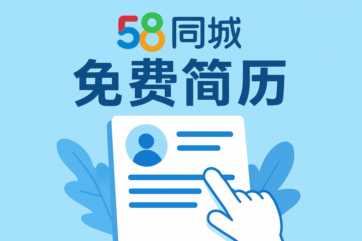 2. 58同城免费简历