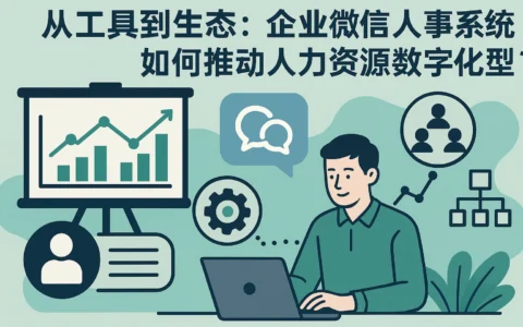 从工具到生态：企业微信人事系统如何推动人力资源数字化转型？