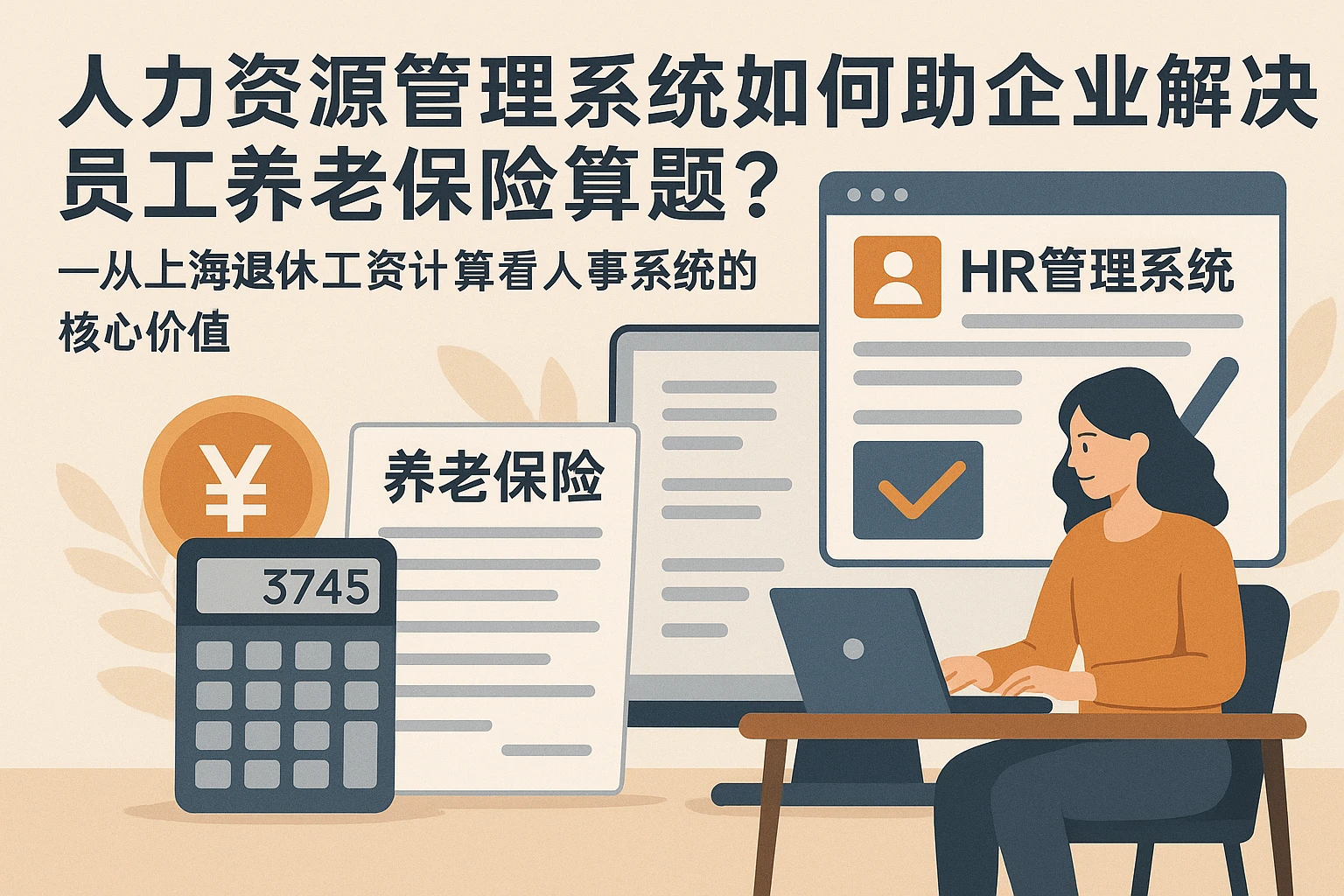 人力资源管理系统如何助力企业解决员工养老保险计算难题?——从上海退休工资计算看人事系统的核心价值
