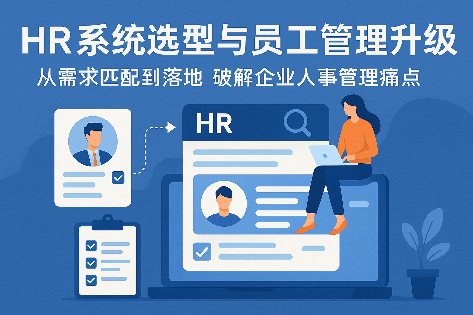 HR系统选型与员工管理升级：从需求匹配到落地，破解企业人事管理痛点