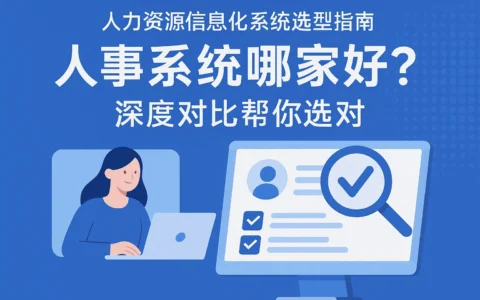 人力资源信息化系统选型指南：人事系统哪家好？深度对比帮你选对