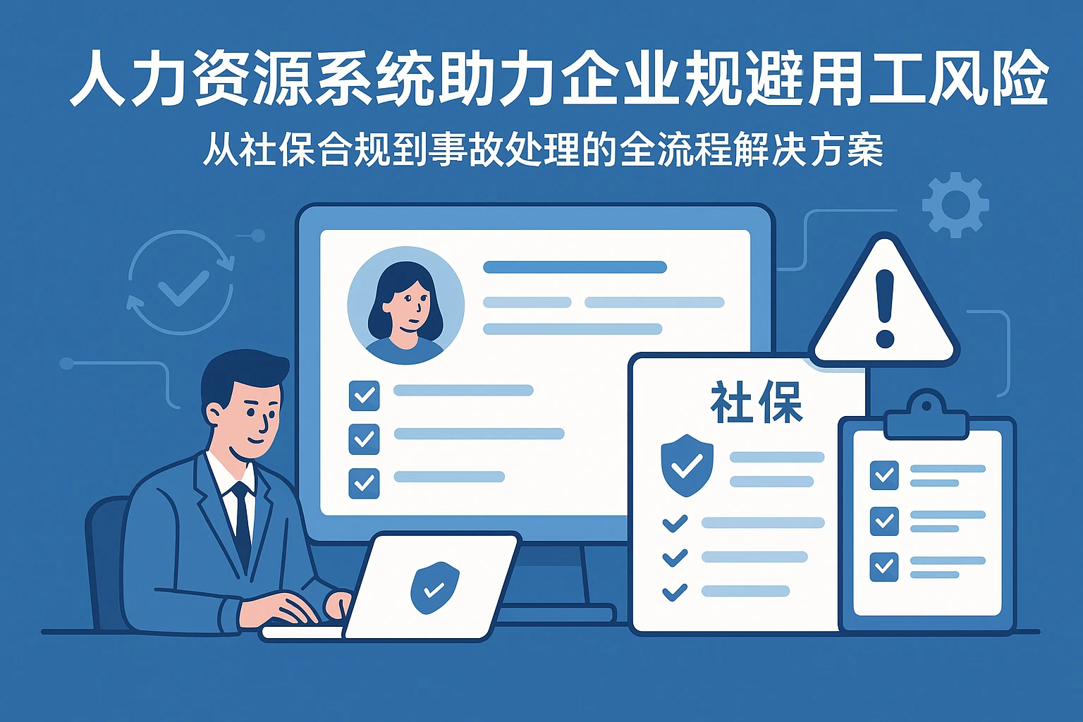 人力资源系统助力企业规避用工风险：从社保合规到事故处理的全流程解决方案
