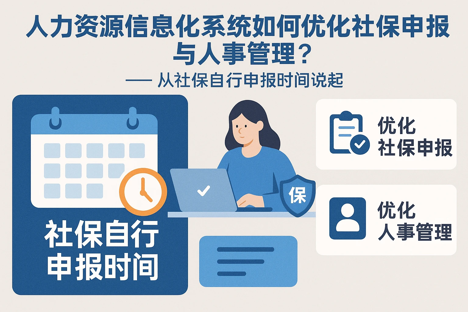 人力资源信息化系统如何优化社保申报与人事管理？——从社保自行申报时间说起