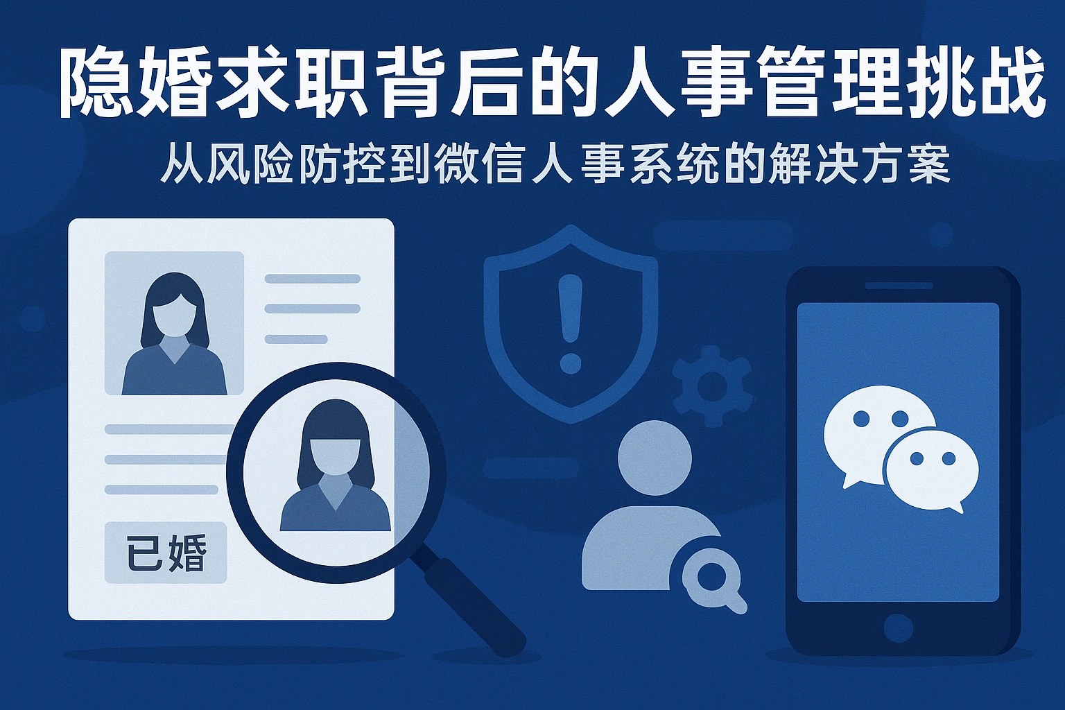 隐婚求职背后的人事管理挑战：从风险防控到微信人事系统的解决方案