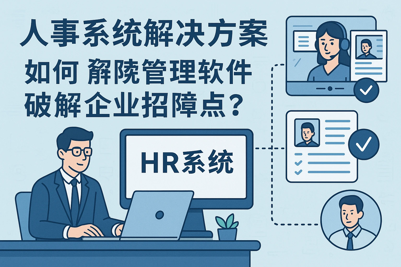 HR系统中的人事系统解决方案：如何用招聘管理软件破解企业招聘痛点？