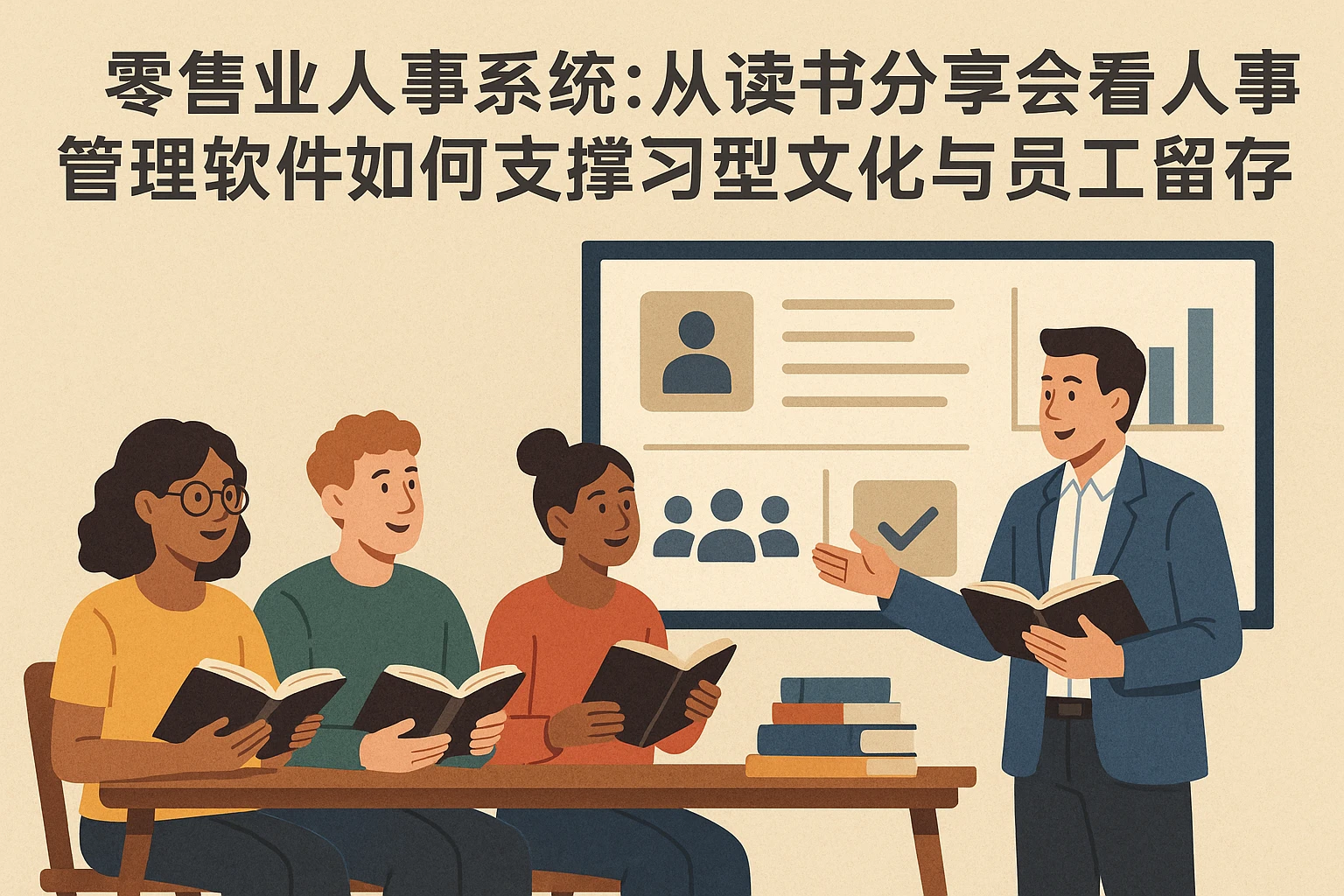 零售业人事系统：从读书分享会看人事管理软件如何支撑学习型文化与员工留存