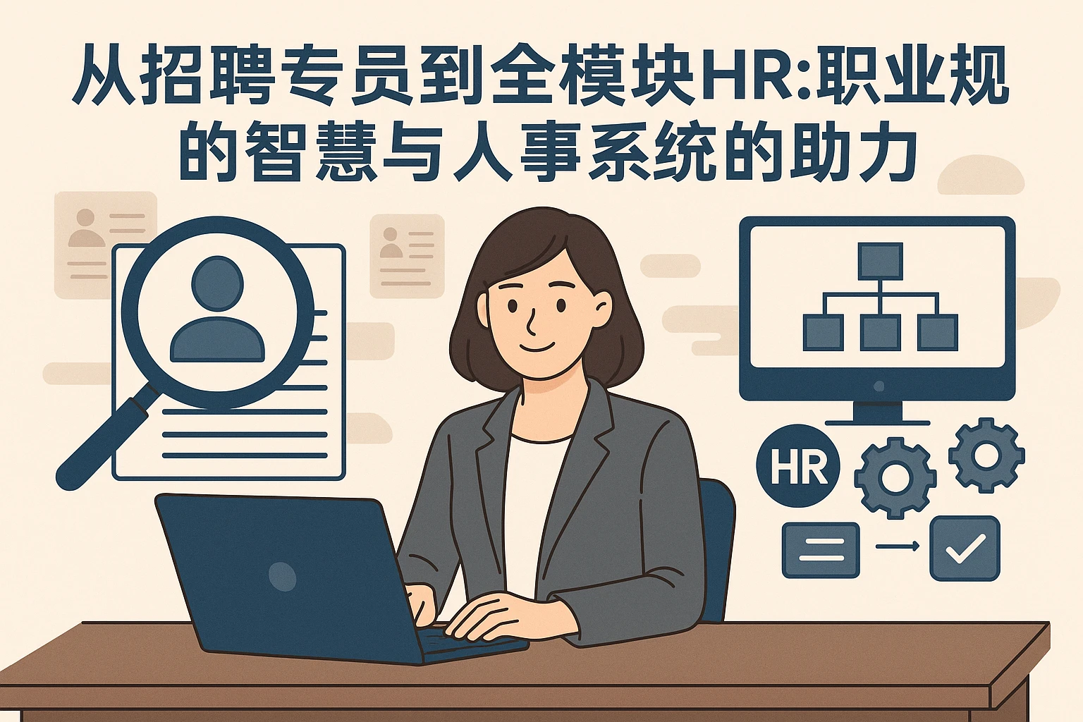 从招聘专员到全模块HR：职业规划的智慧与人事系统的助力