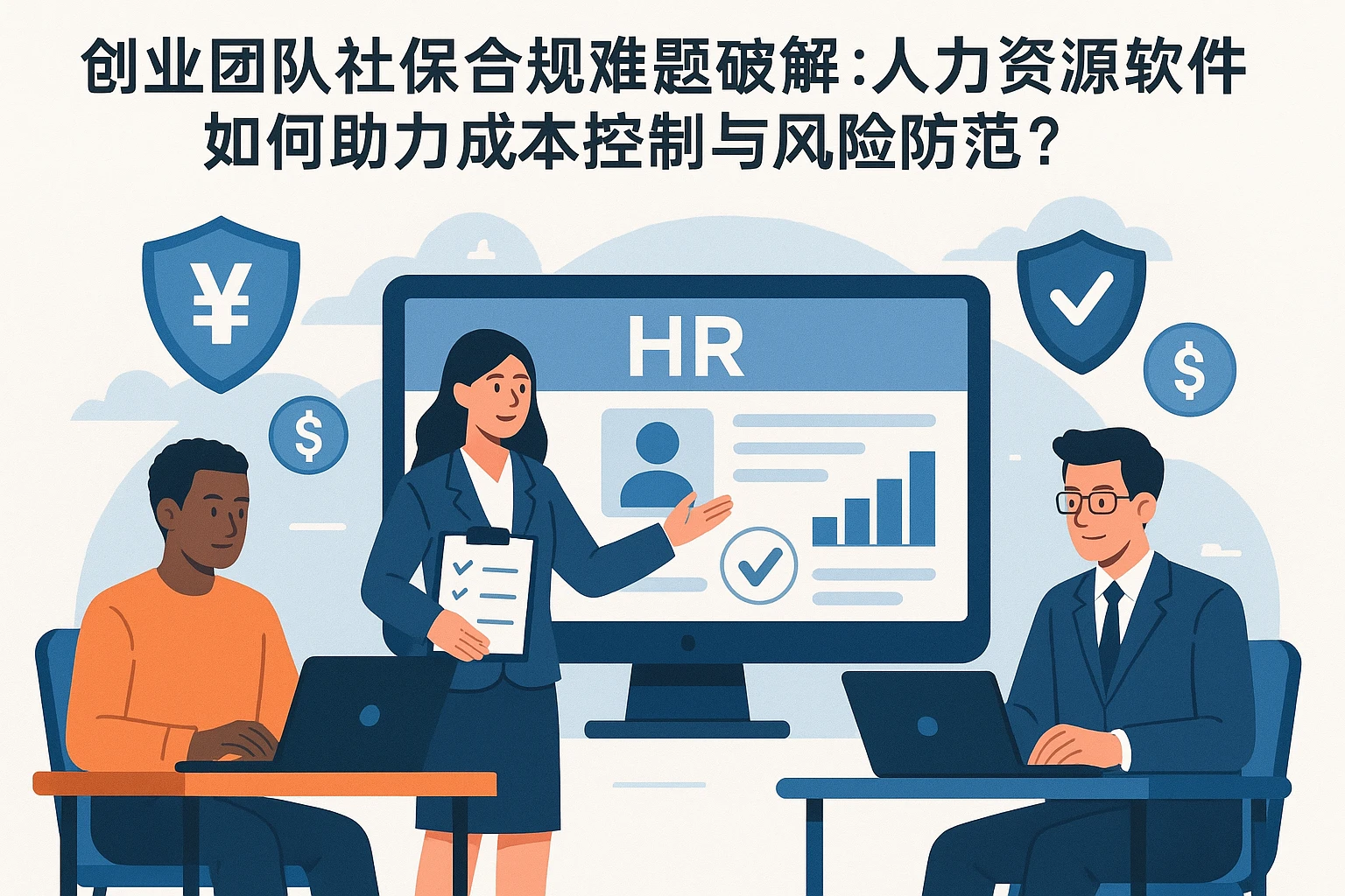创业团队社保合规难题破解：人力资源软件如何助力成本控制与风险防范？