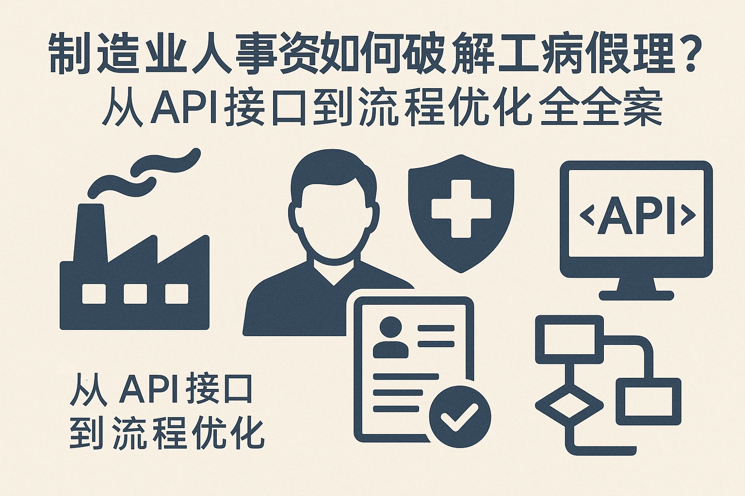 制造业人事系统如何破解员工病假管理难题？从API接口到流程优化的全方案